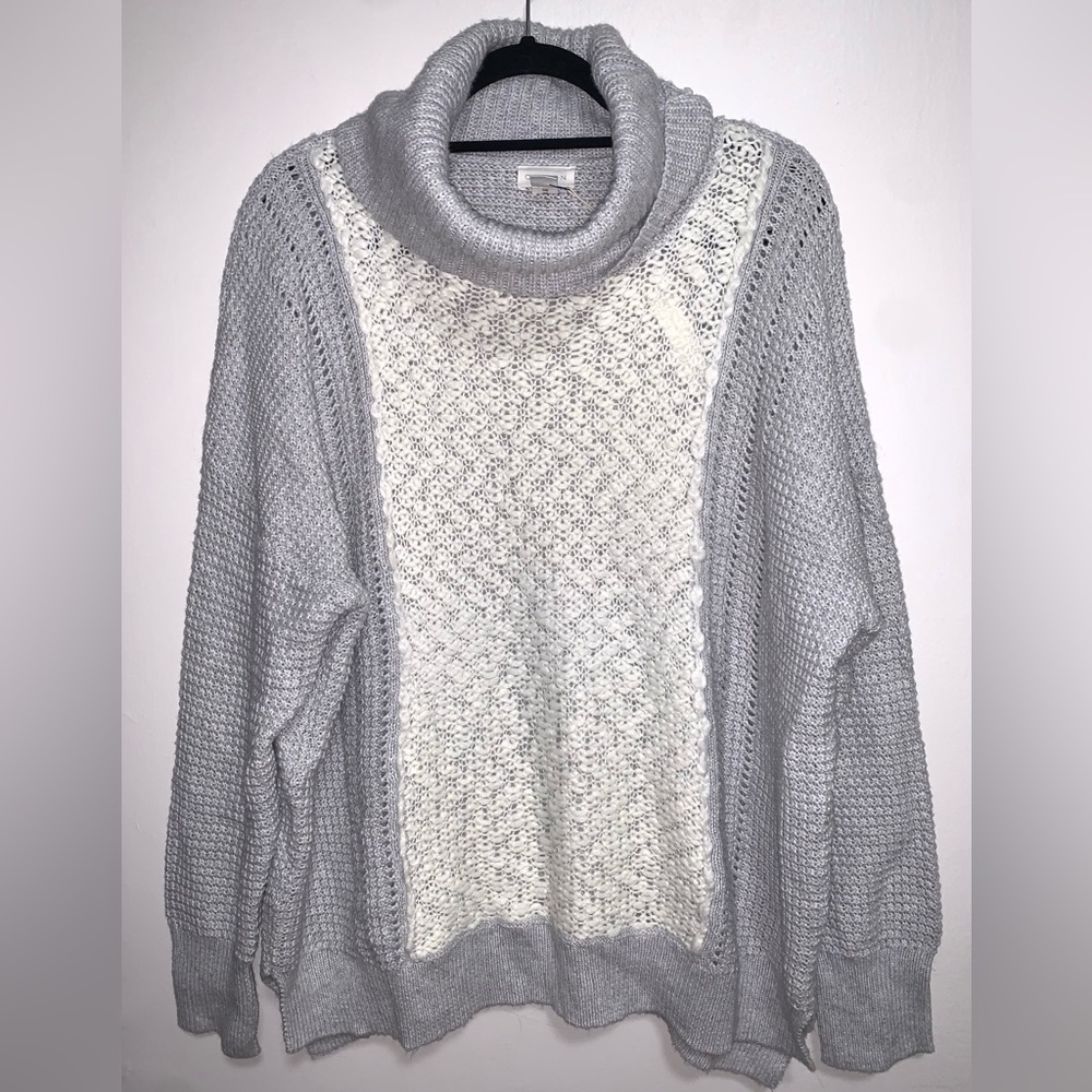 Caslon Chunky Knit Cowl Neck Sweater Size XXL